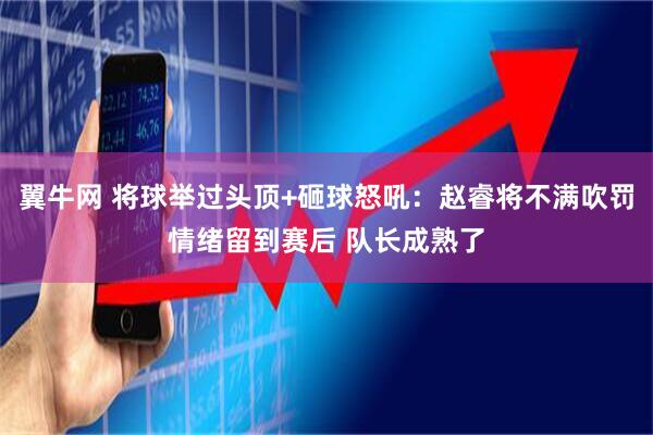 翼牛网 将球举过头顶+砸球怒吼：赵睿将不满吹罚情绪留到赛后 队长成熟了