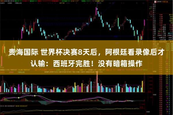 贵海国际 世界杯决赛8天后，阿根廷看录像后才认输：西班牙完胜！没有暗箱操作